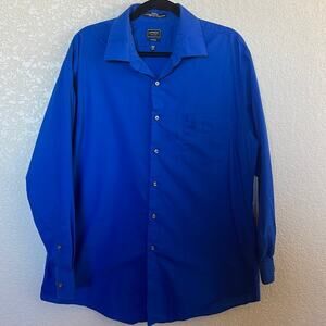 Men’s Blue Dress Shirt 32/33 Size 17.5” Neck.